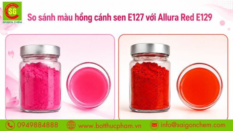 ph&acirc;n biệt m&agrave;u hồng c&aacute;nh sen